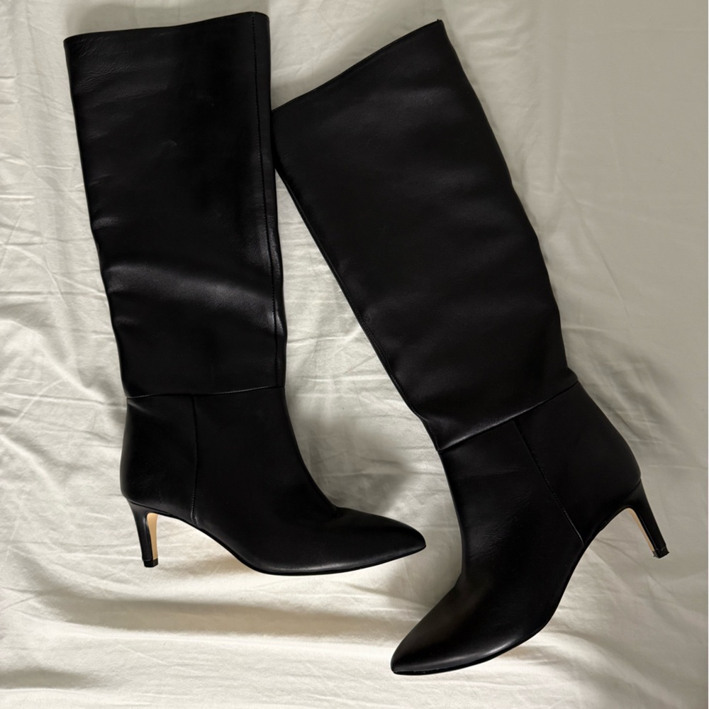 Calvin Klien Knee High Black Boots